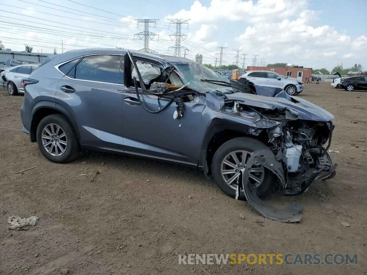 4 Photograph of a damaged car JTJDARDZ2M2263447 LEXUS NX 2021