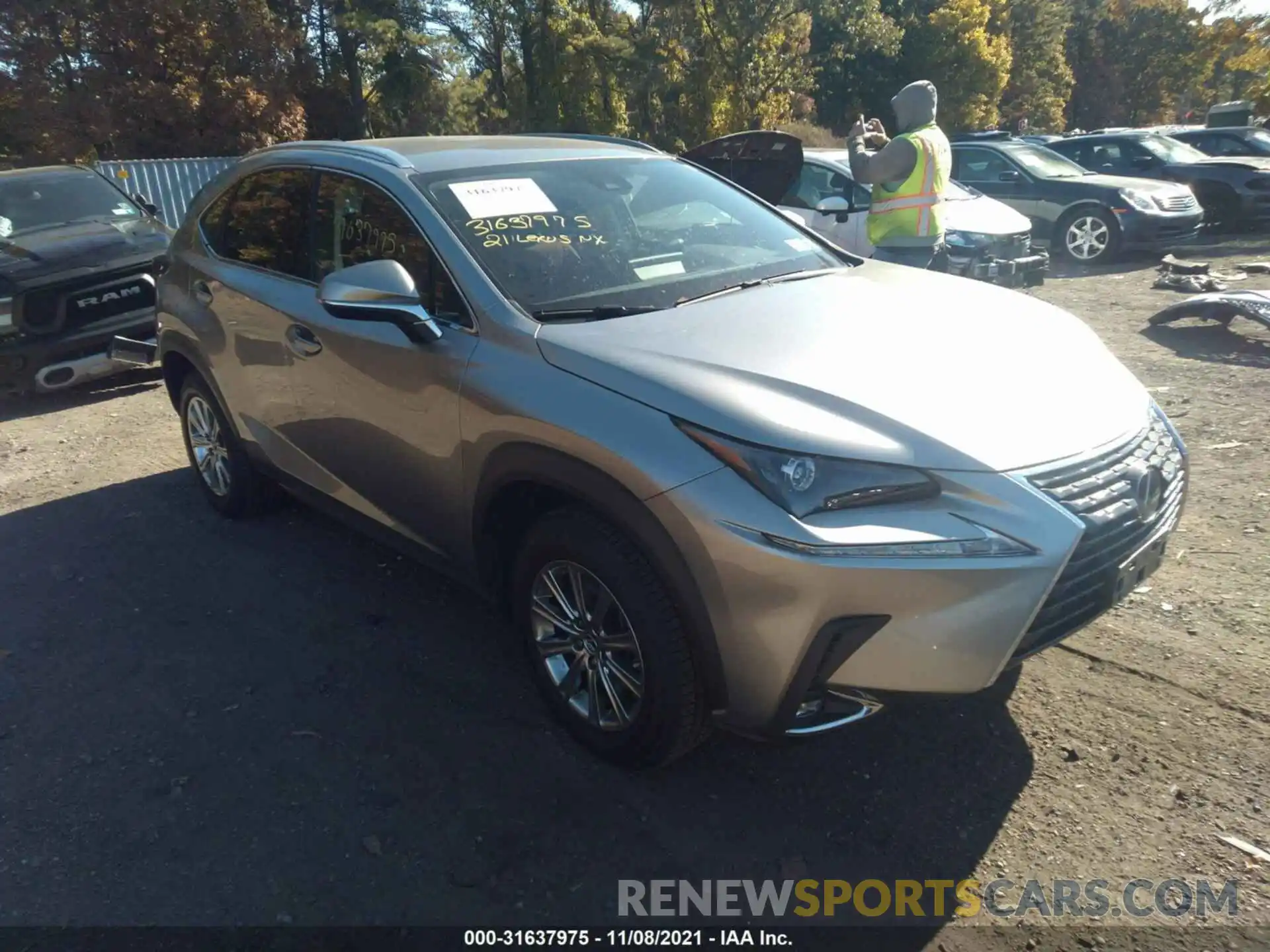 1 Photograph of a damaged car JTJDARDZ4M2247461 LEXUS NX 2021