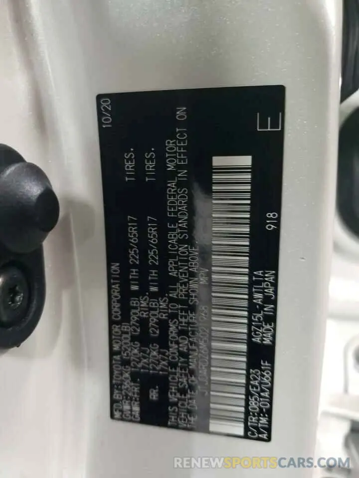 13 Photograph of a damaged car JTJDARDZ6M5021968 LEXUS NX 2021