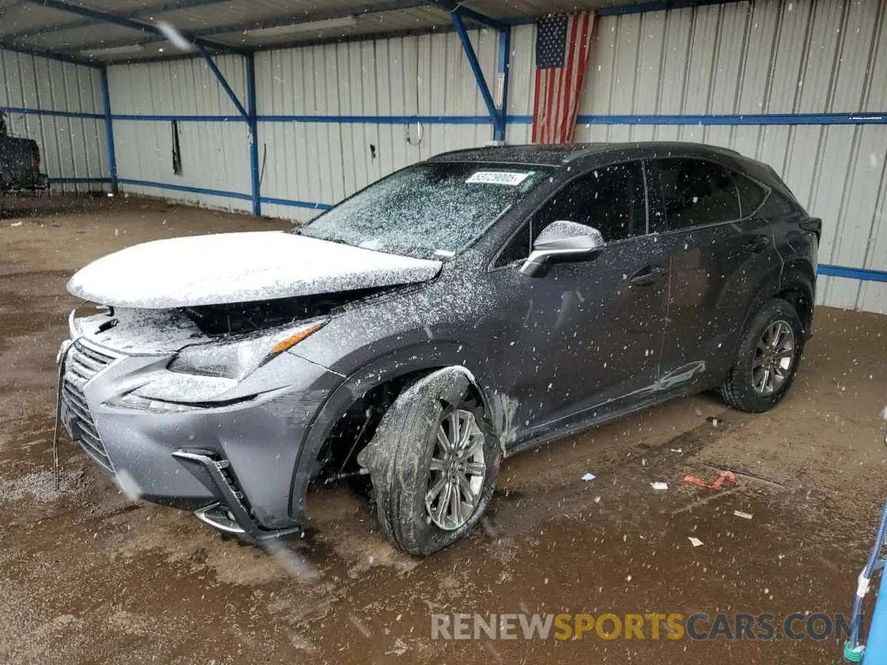 1 Photograph of a damaged car JTJDARDZ7M2243324 LEXUS NX 2021