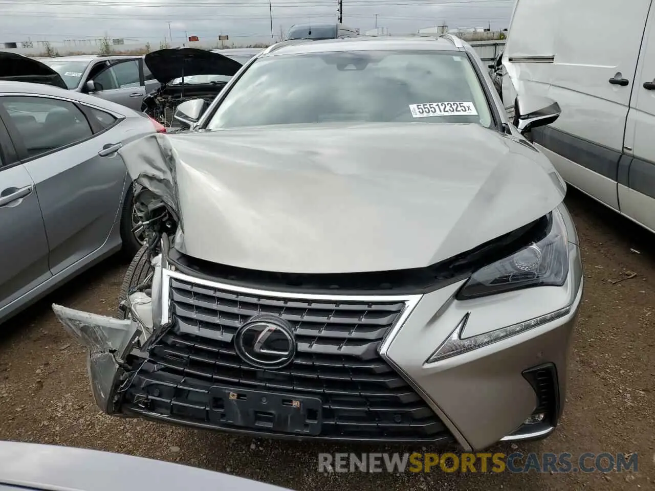 5 Photograph of a damaged car JTJDARDZ7M2253416 LEXUS NX 2021
