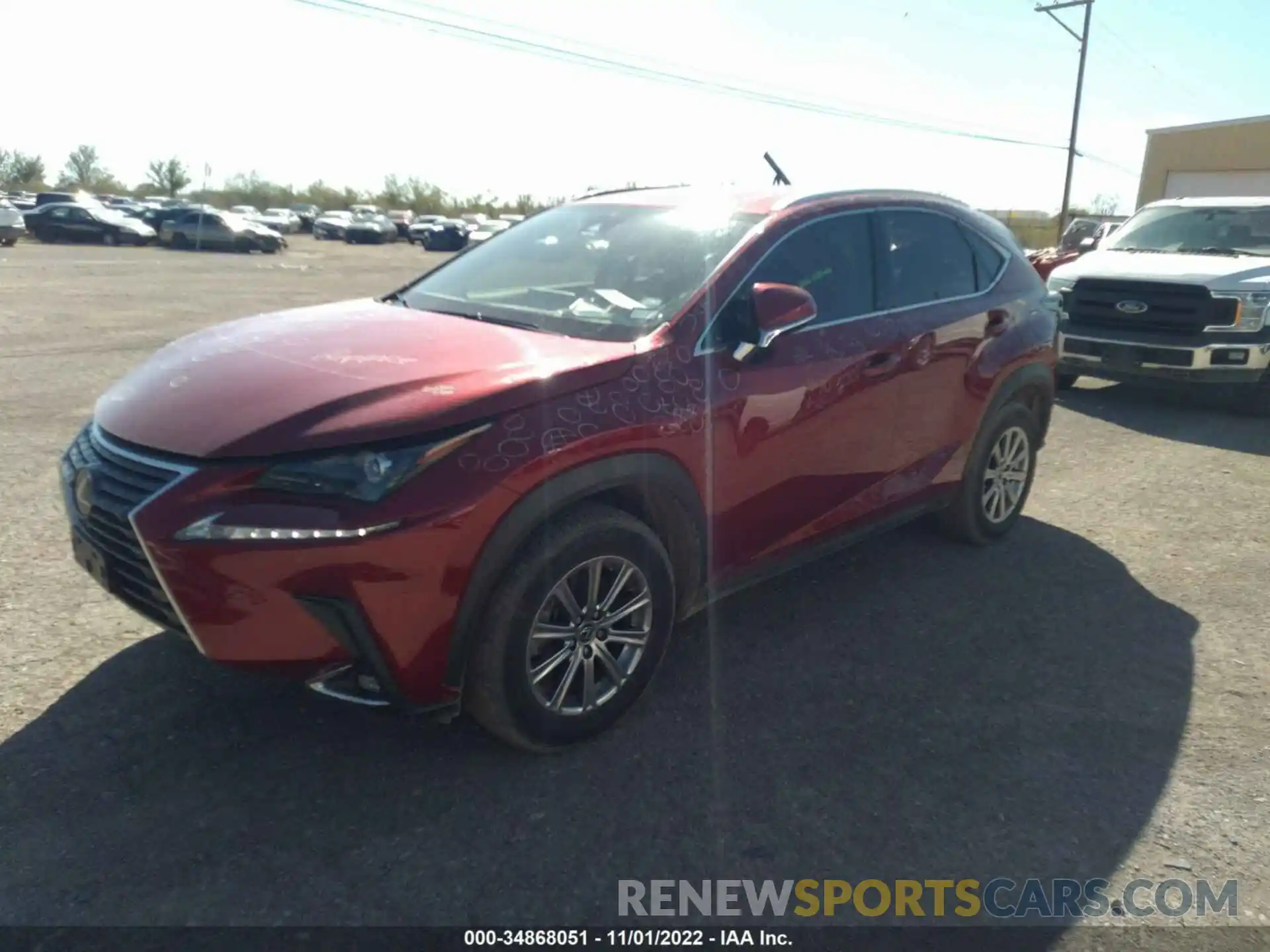 2 Photograph of a damaged car JTJDARDZ8M5024015 LEXUS NX 2021