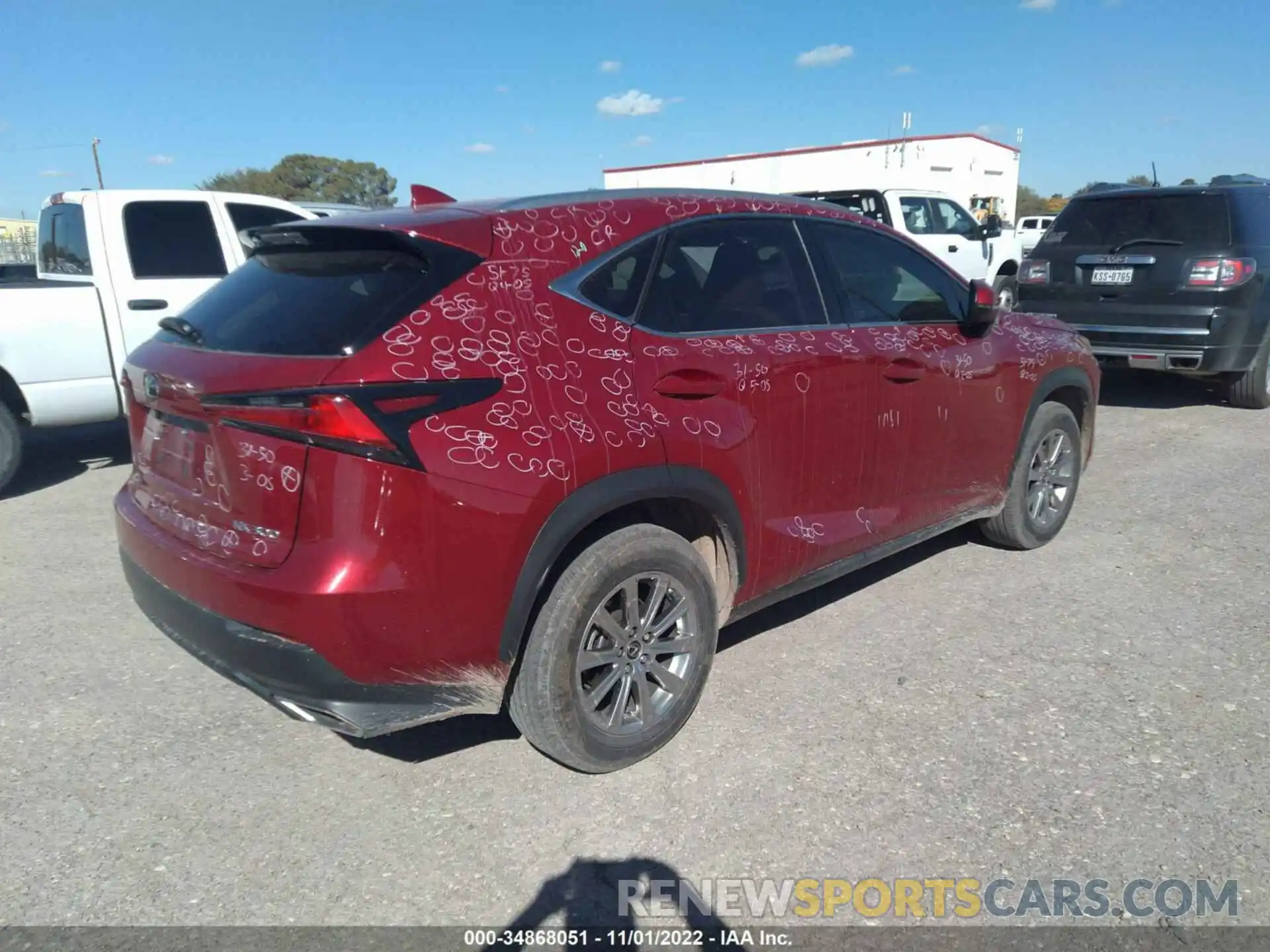 4 Photograph of a damaged car JTJDARDZ8M5024015 LEXUS NX 2021