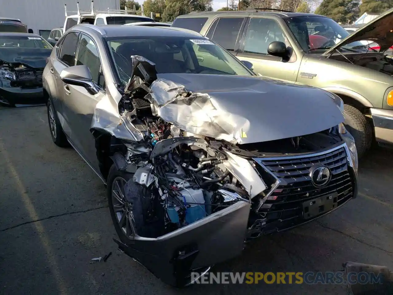 1 Photograph of a damaged car JTJDARDZ9M2254583 LEXUS NX 2021