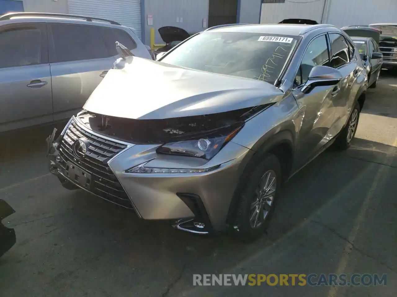 2 Photograph of a damaged car JTJDARDZ9M2254583 LEXUS NX 2021