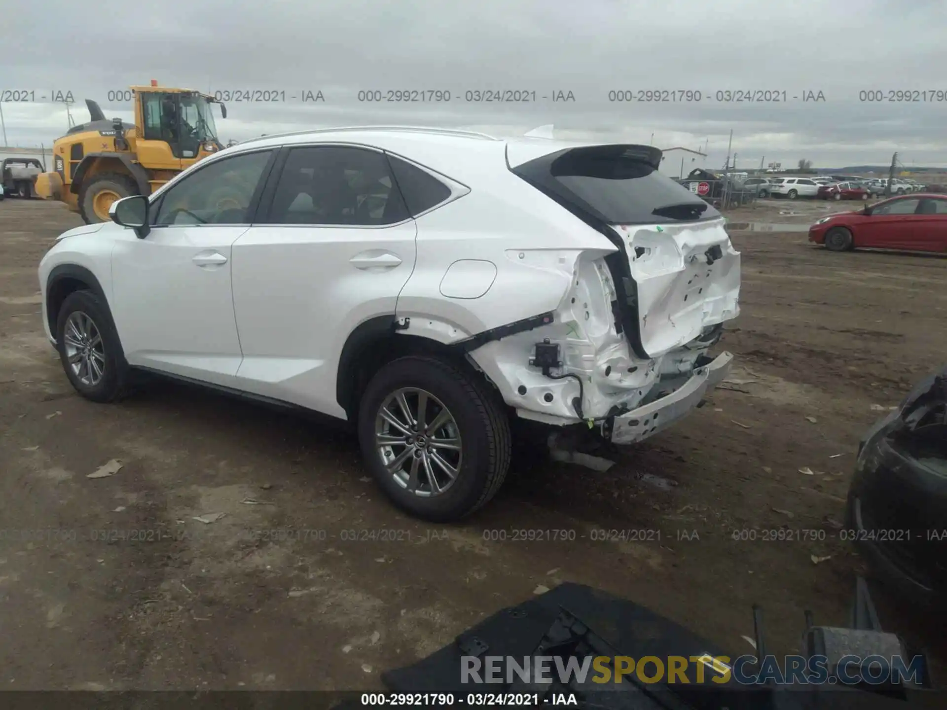 3 Photograph of a damaged car JTJDARDZ9M5022497 LEXUS NX 2021