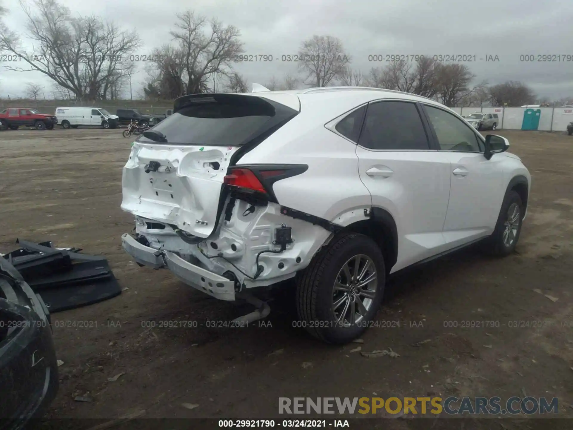 4 Photograph of a damaged car JTJDARDZ9M5022497 LEXUS NX 2021