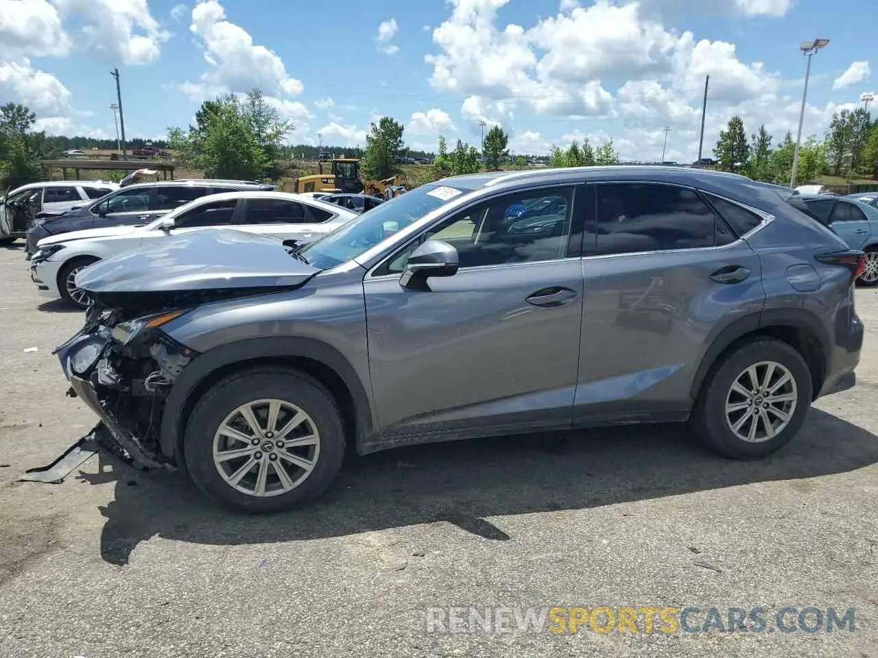 1 Photograph of a damaged car JTJDARDZXM2254043 LEXUS NX 2021