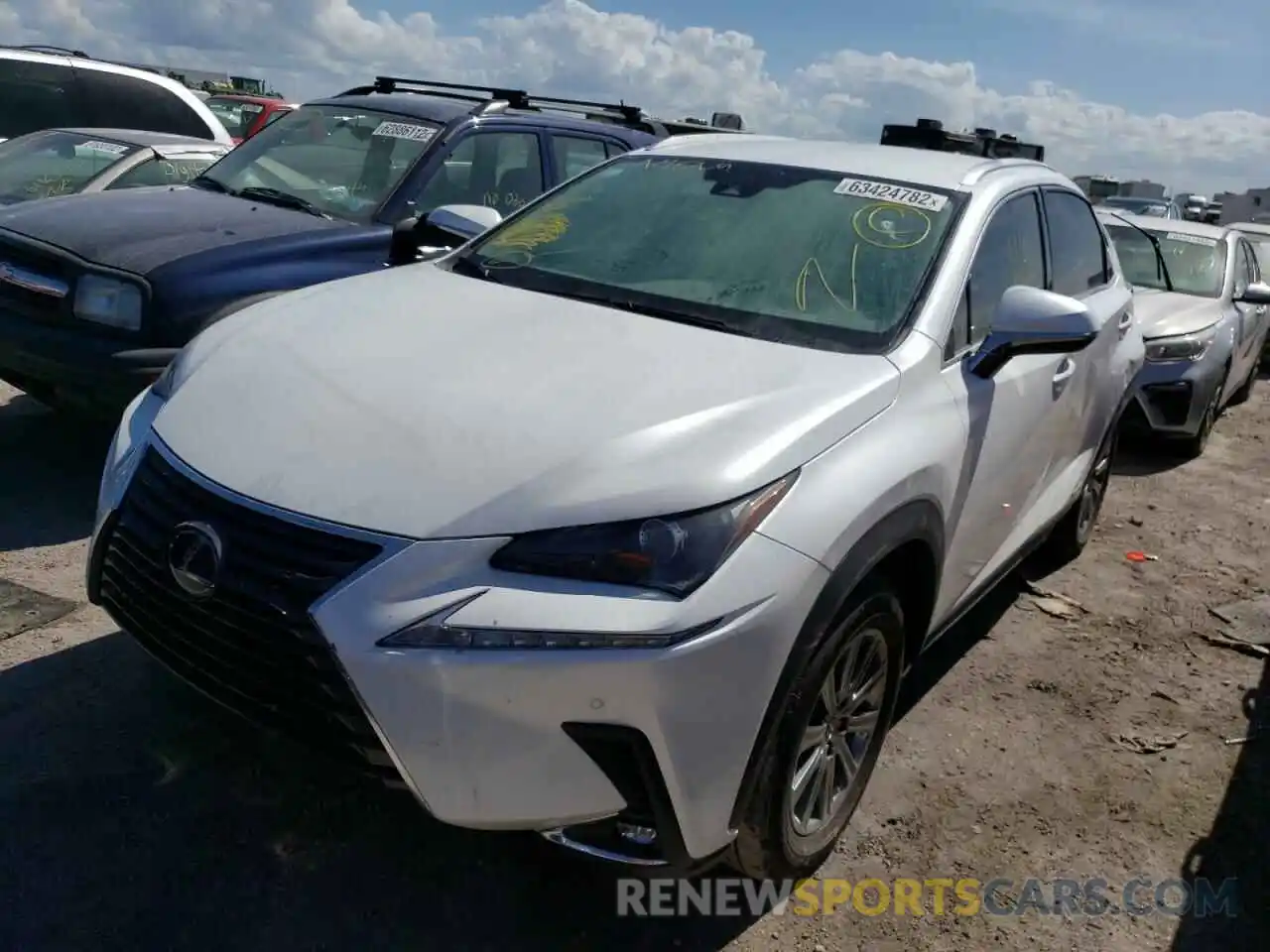 2 Photograph of a damaged car JTJDJRDZ0M5010786 LEXUS NX 2021