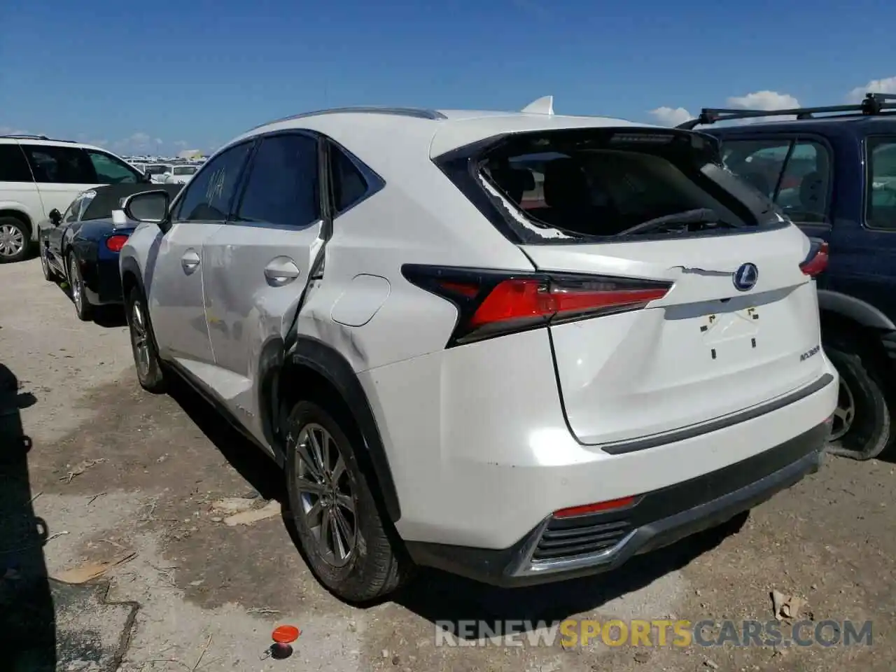 3 Photograph of a damaged car JTJDJRDZ0M5010786 LEXUS NX 2021