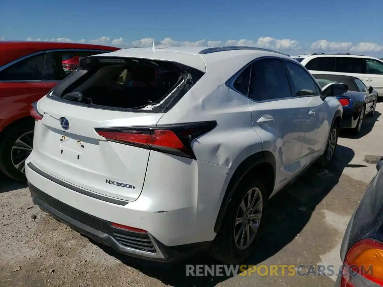 4 Photograph of a damaged car JTJDJRDZ0M5010786 LEXUS NX 2021