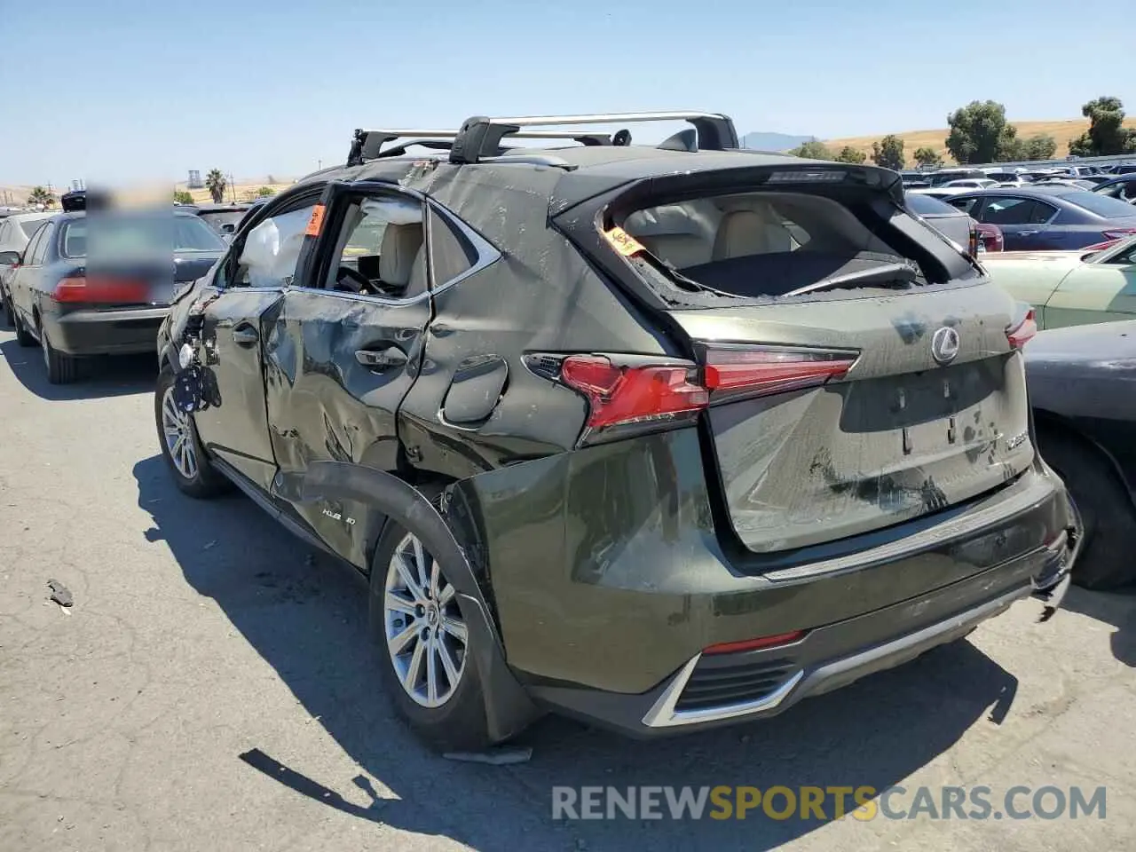 2 Photograph of a damaged car JTJDJRDZ1M2158513 LEXUS NX 2021