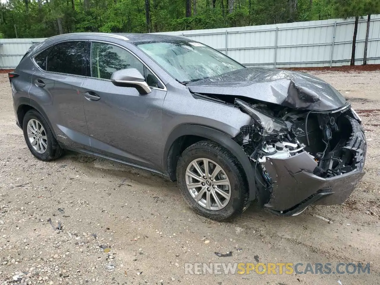 4 Photograph of a damaged car JTJDJRDZ2M2147276 LEXUS NX 2021