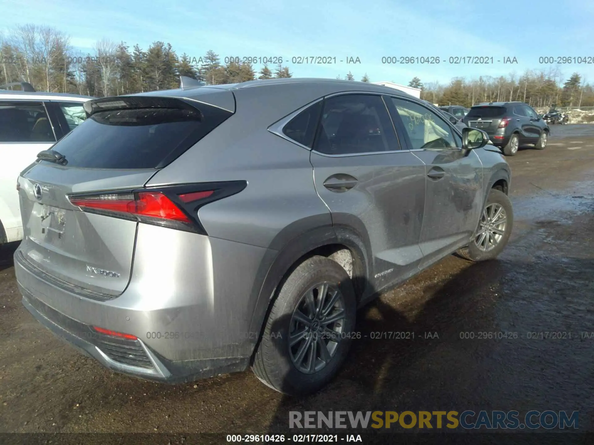 4 Photograph of a damaged car JTJDJRDZ3M2146945 LEXUS NX 2021