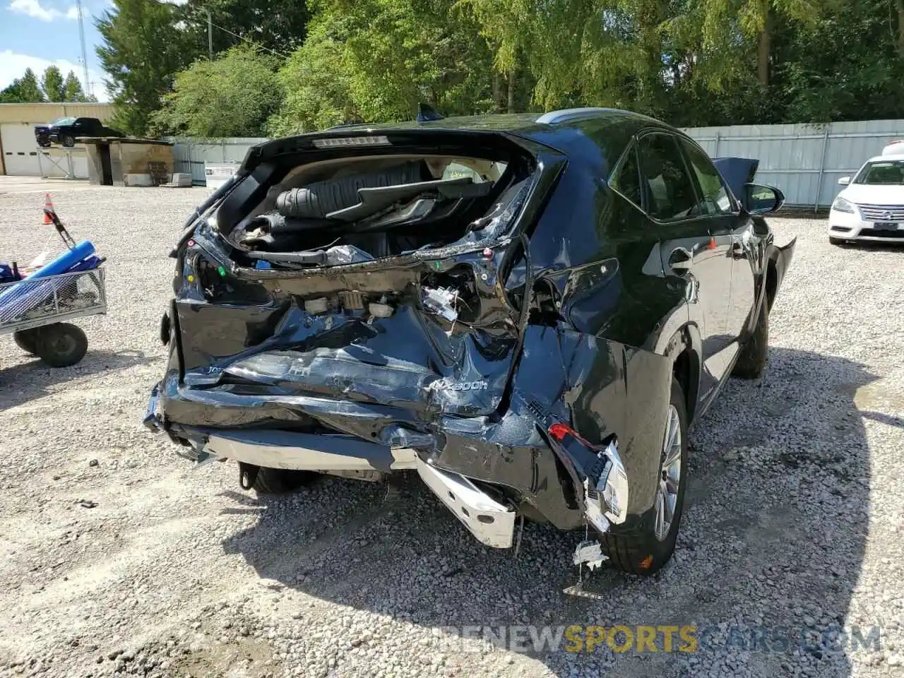 4 Photograph of a damaged car JTJDJRDZ3M2162451 LEXUS NX 2021