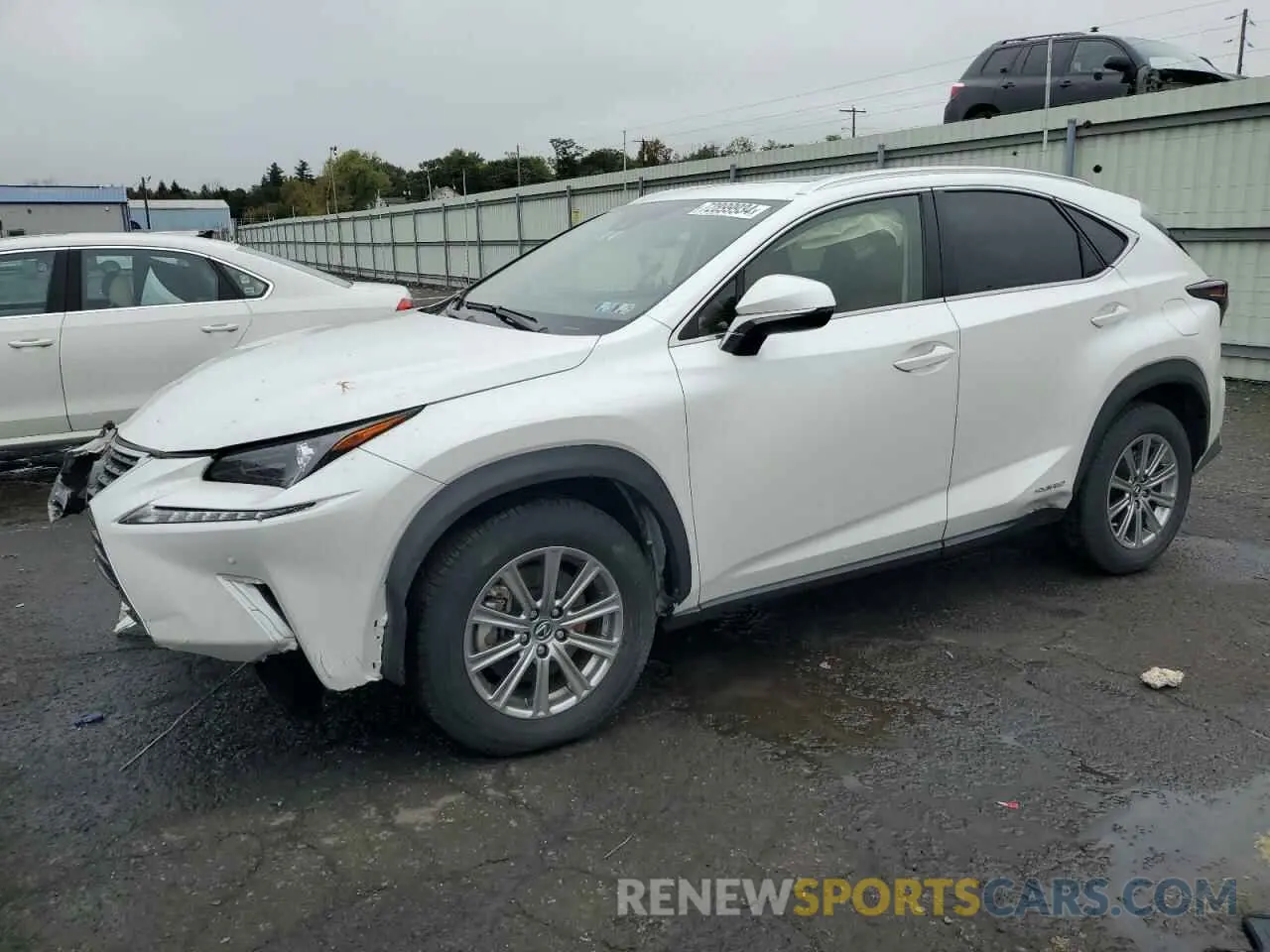 1 Photograph of a damaged car JTJDJRDZ4M5014758 LEXUS NX 2021