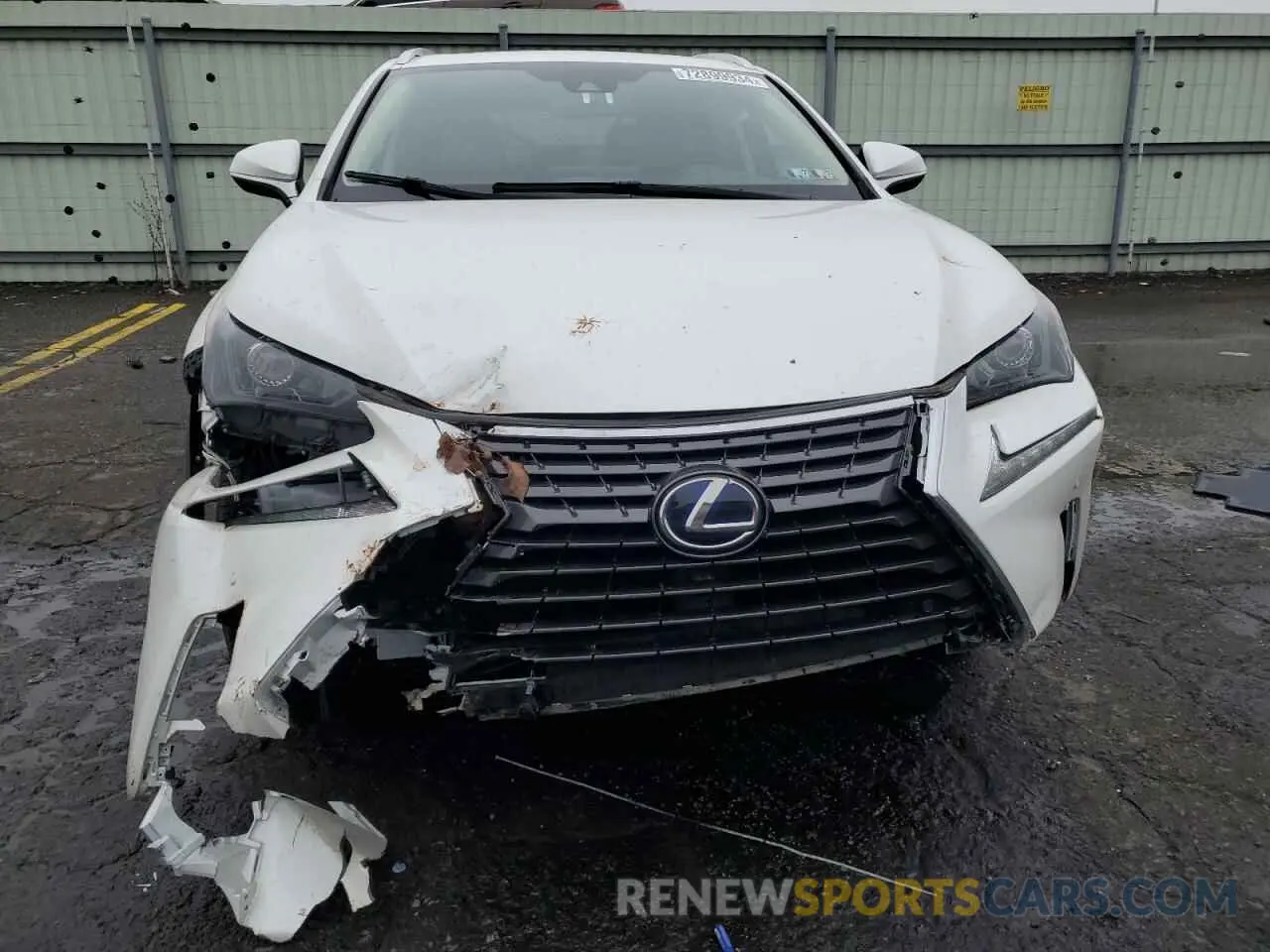 5 Photograph of a damaged car JTJDJRDZ4M5014758 LEXUS NX 2021