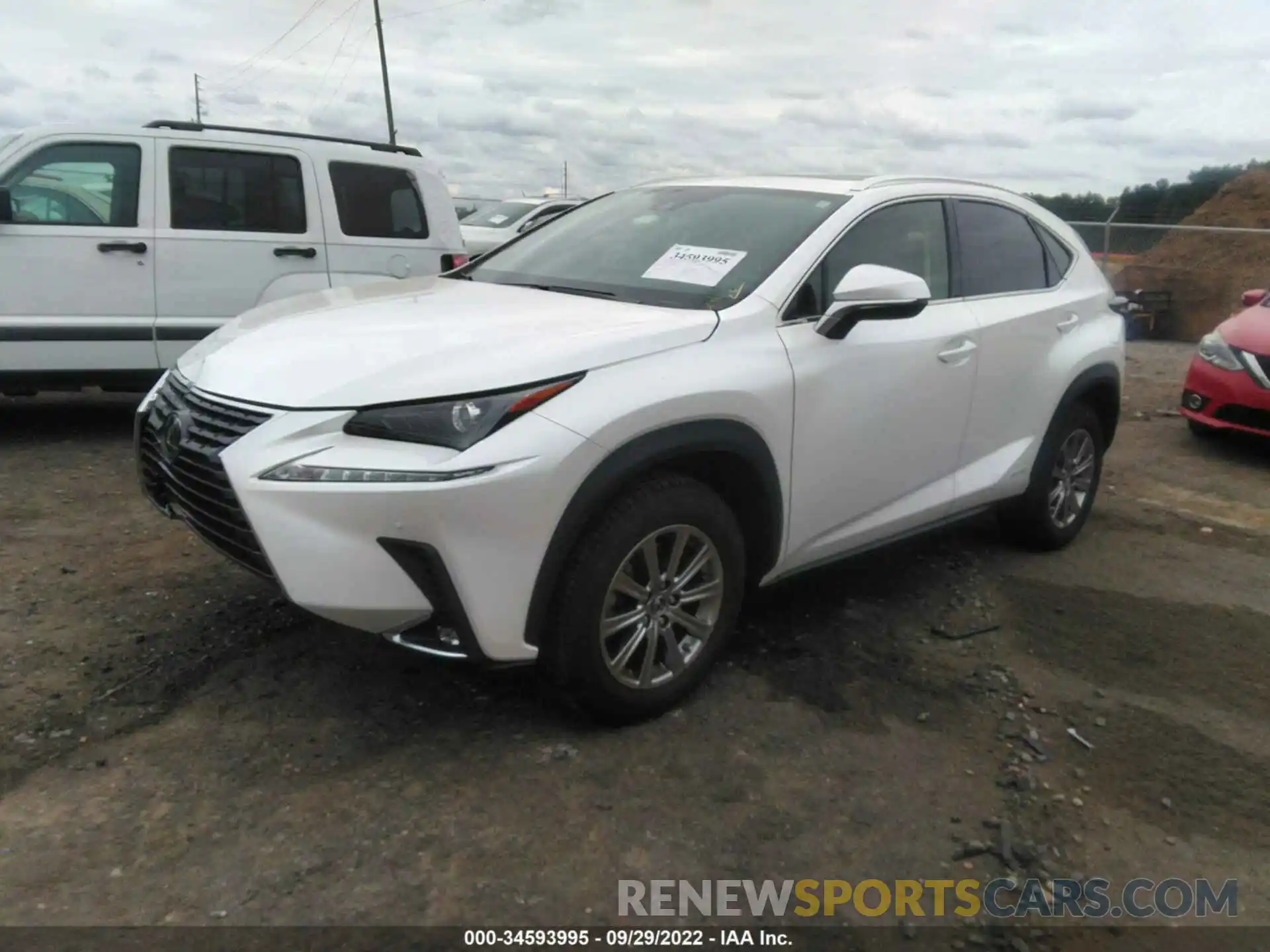 2 Photograph of a damaged car JTJDJRDZ5M2168364 LEXUS NX 2021