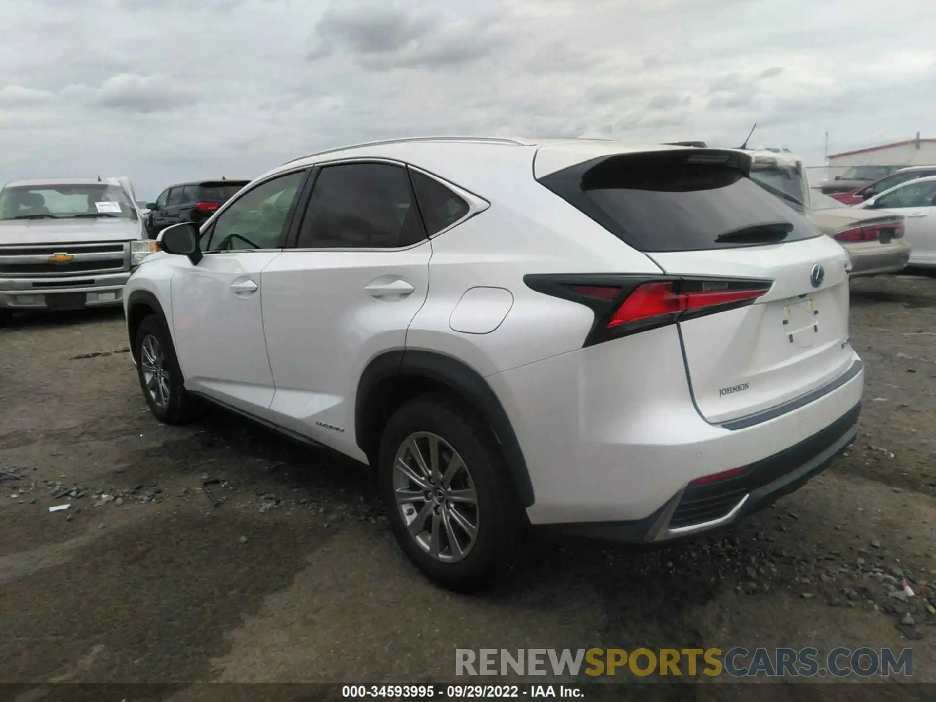 3 Photograph of a damaged car JTJDJRDZ5M2168364 LEXUS NX 2021