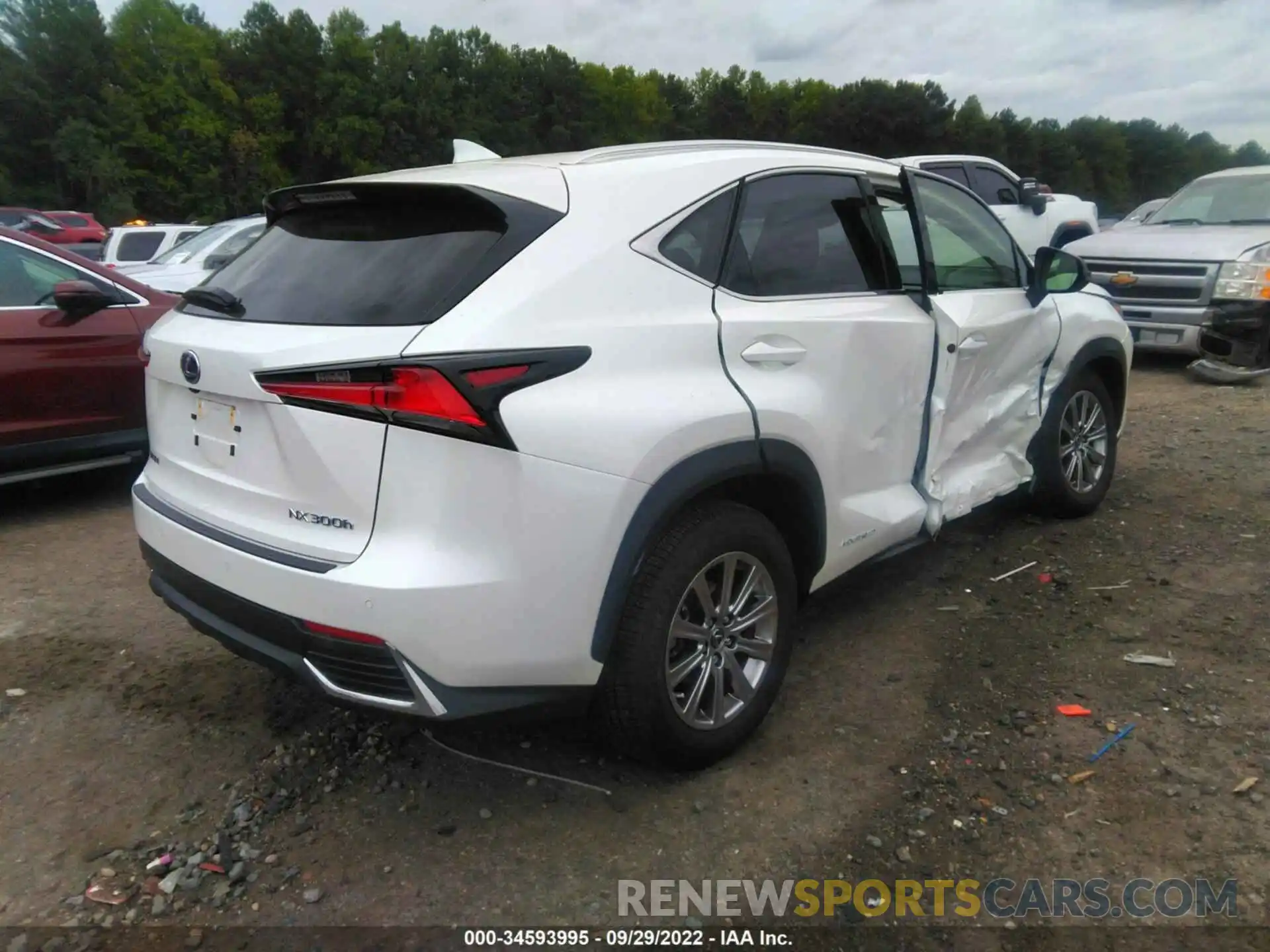 4 Photograph of a damaged car JTJDJRDZ5M2168364 LEXUS NX 2021