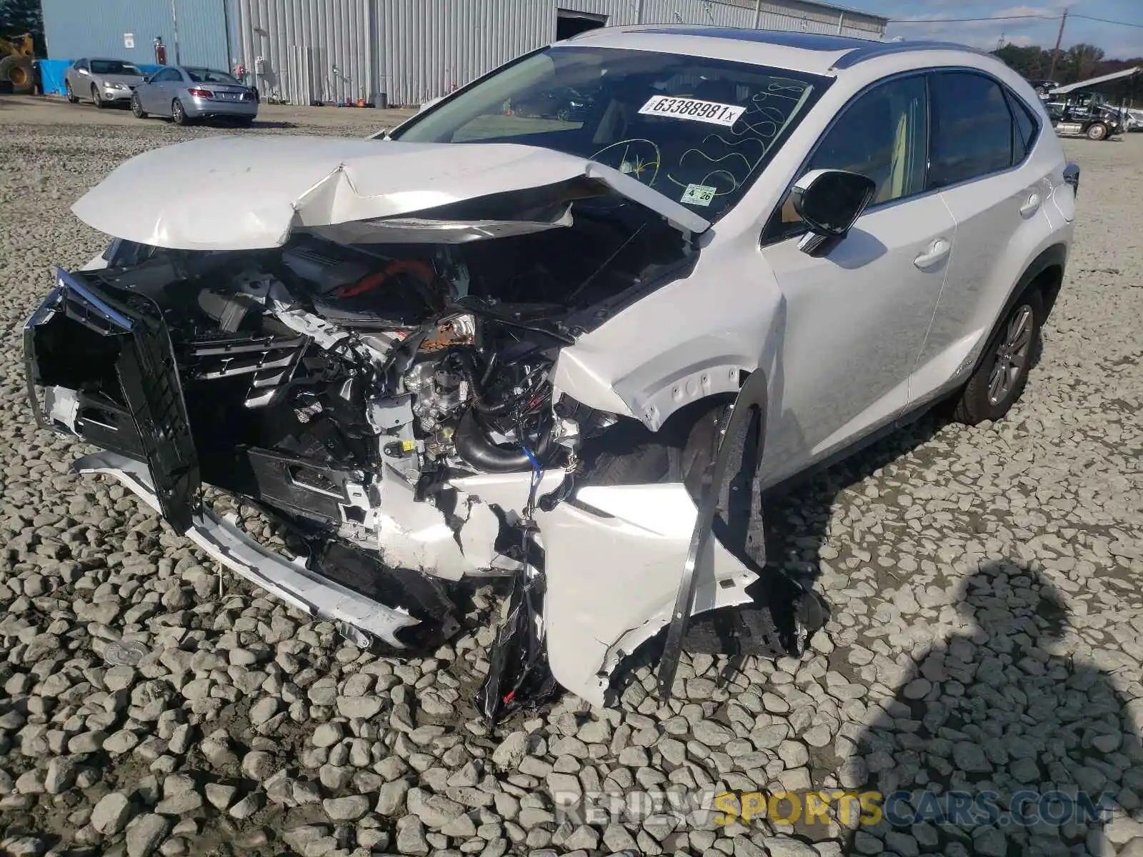 2 Photograph of a damaged car JTJDJRDZ6M5013997 LEXUS NX 2021