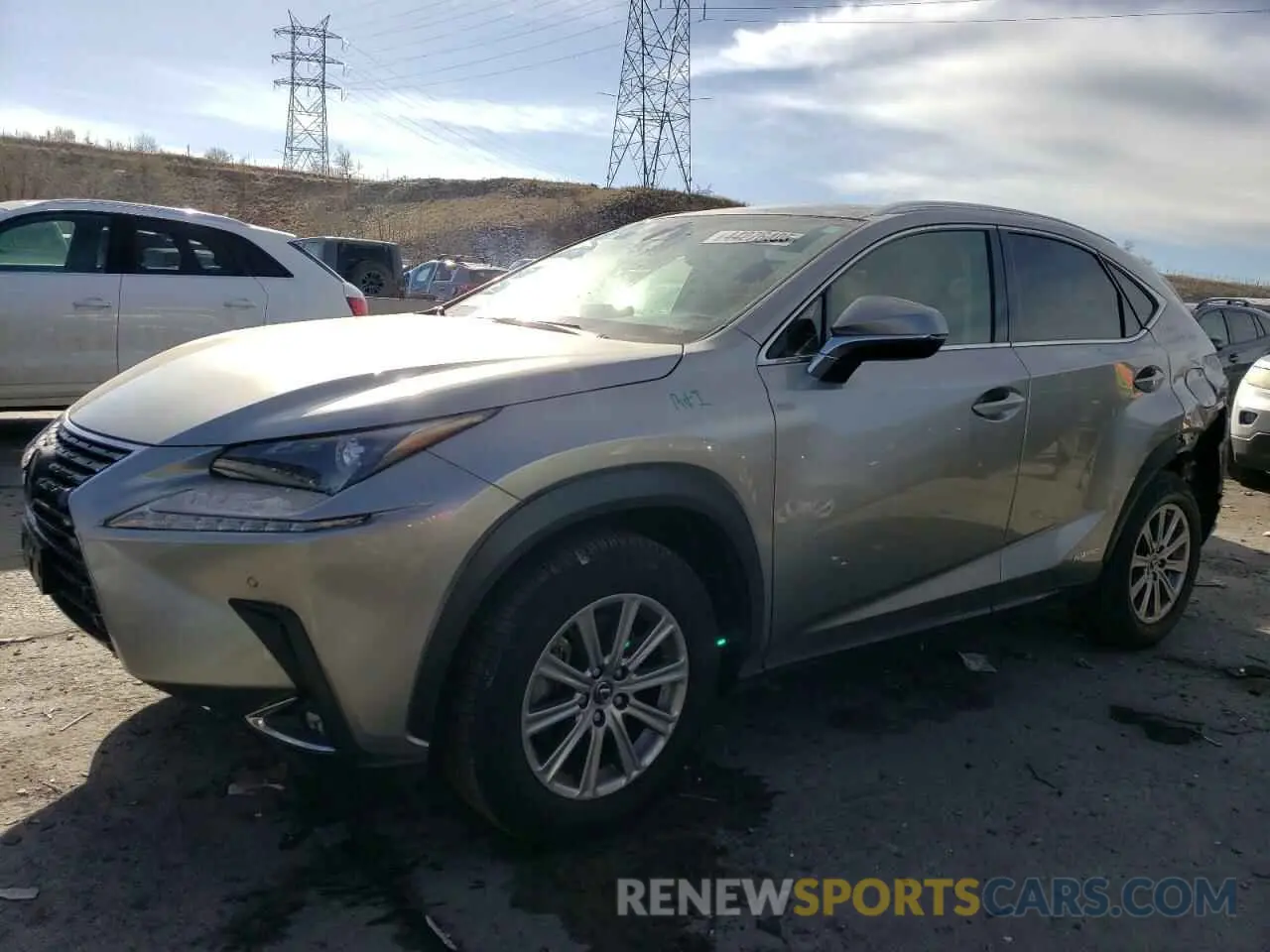 1 Photograph of a damaged car JTJDJRDZ7M2154210 LEXUS NX 2021