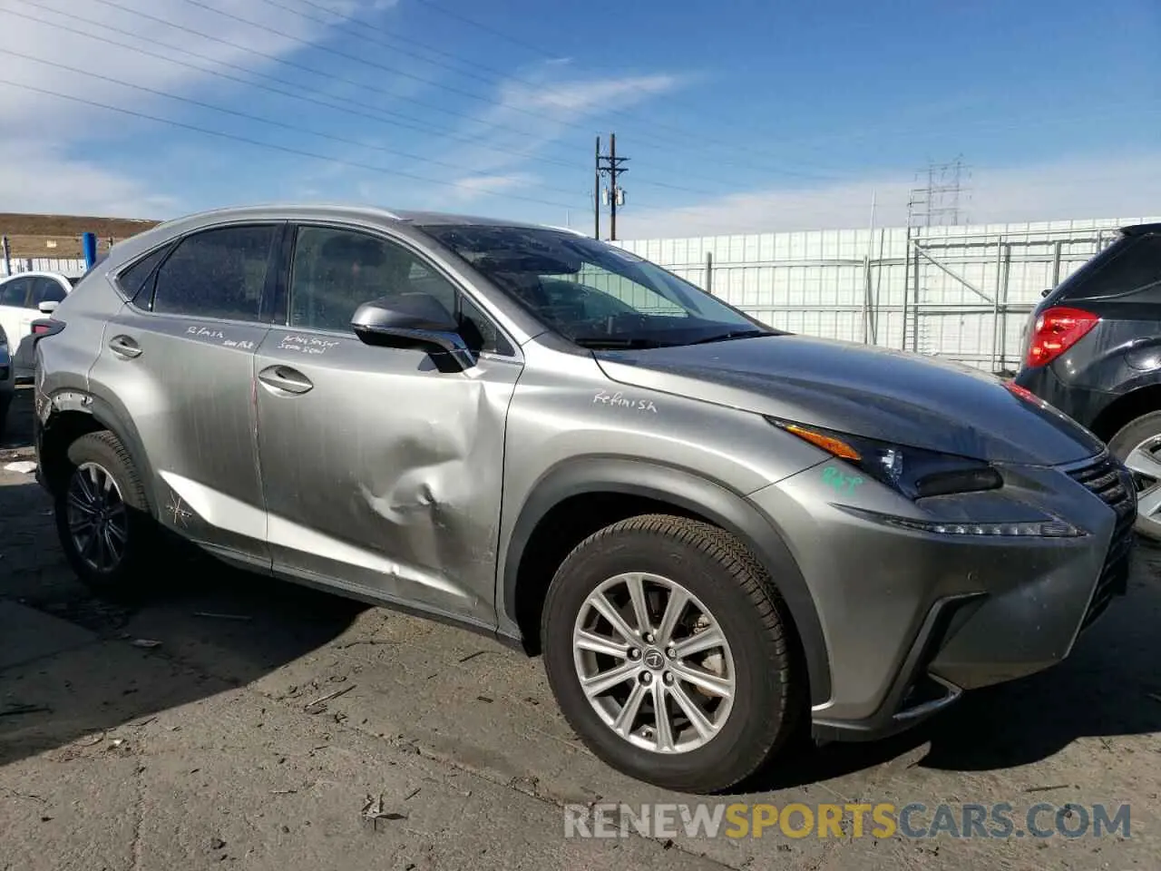 4 Photograph of a damaged car JTJDJRDZ7M2154210 LEXUS NX 2021