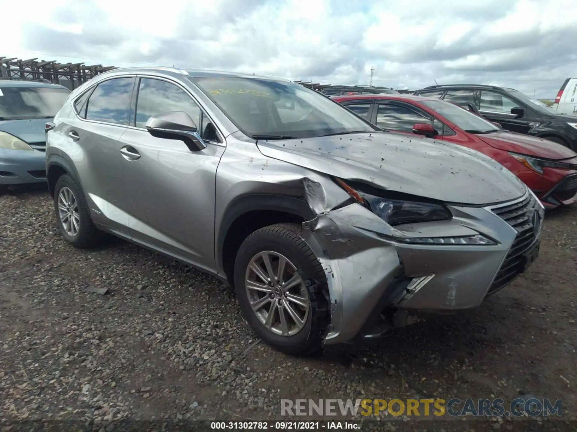 1 Photograph of a damaged car JTJDJRDZ7M2154417 LEXUS NX 2021