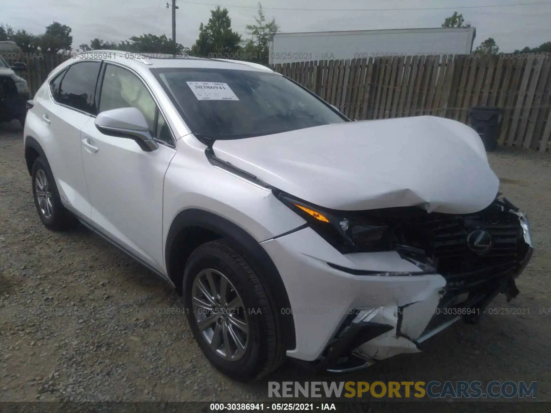 1 Photograph of a damaged car JTJDJRDZ8M2149288 LEXUS NX 2021