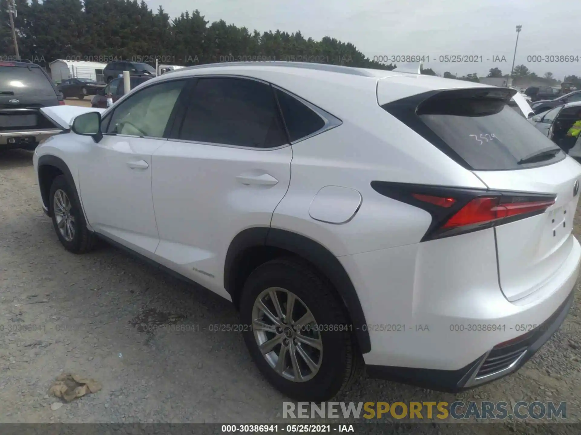 3 Photograph of a damaged car JTJDJRDZ8M2149288 LEXUS NX 2021