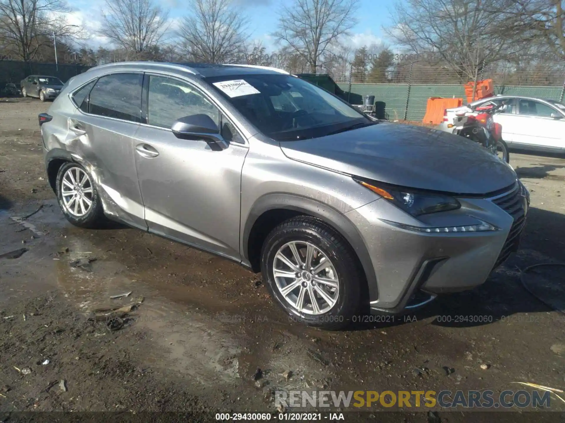 1 Photograph of a damaged car JTJDJRDZ9M2147985 LEXUS NX 2021