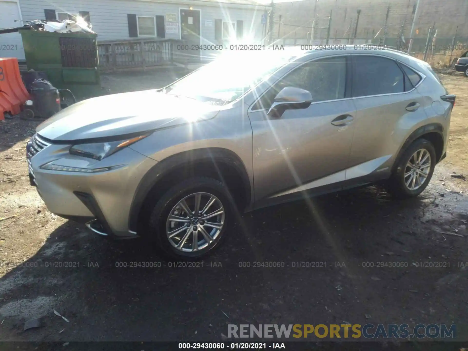 2 Photograph of a damaged car JTJDJRDZ9M2147985 LEXUS NX 2021