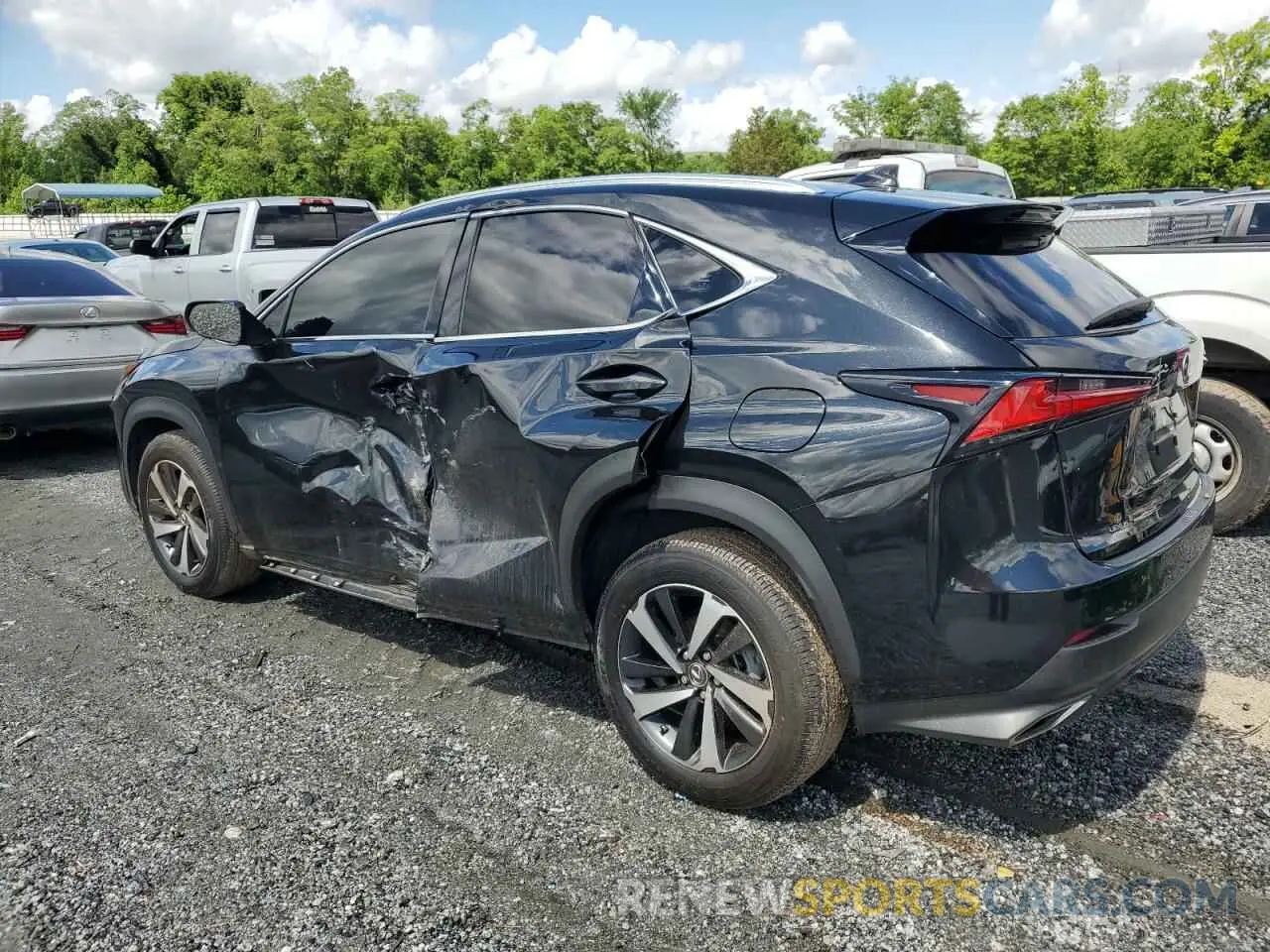 2 Photograph of a damaged car JTJGARBZ0M2182236 LEXUS NX 2021