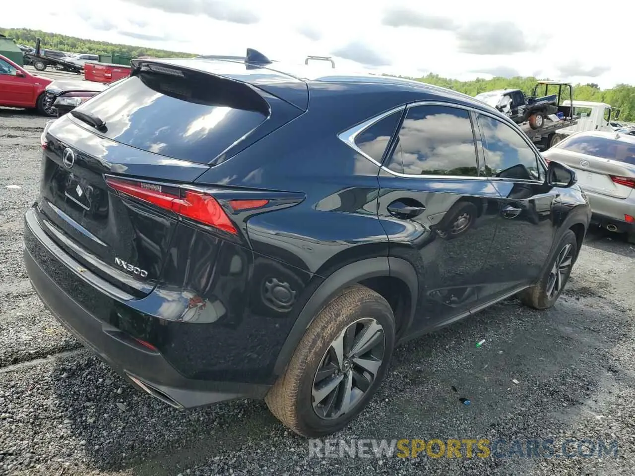3 Photograph of a damaged car JTJGARBZ0M2182236 LEXUS NX 2021