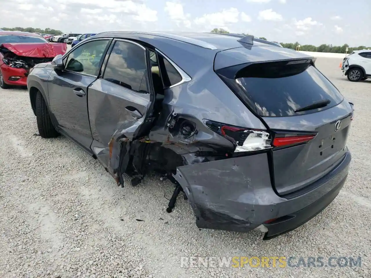 3 Photograph of a damaged car JTJGARBZ0M2184729 LEXUS NX 2021