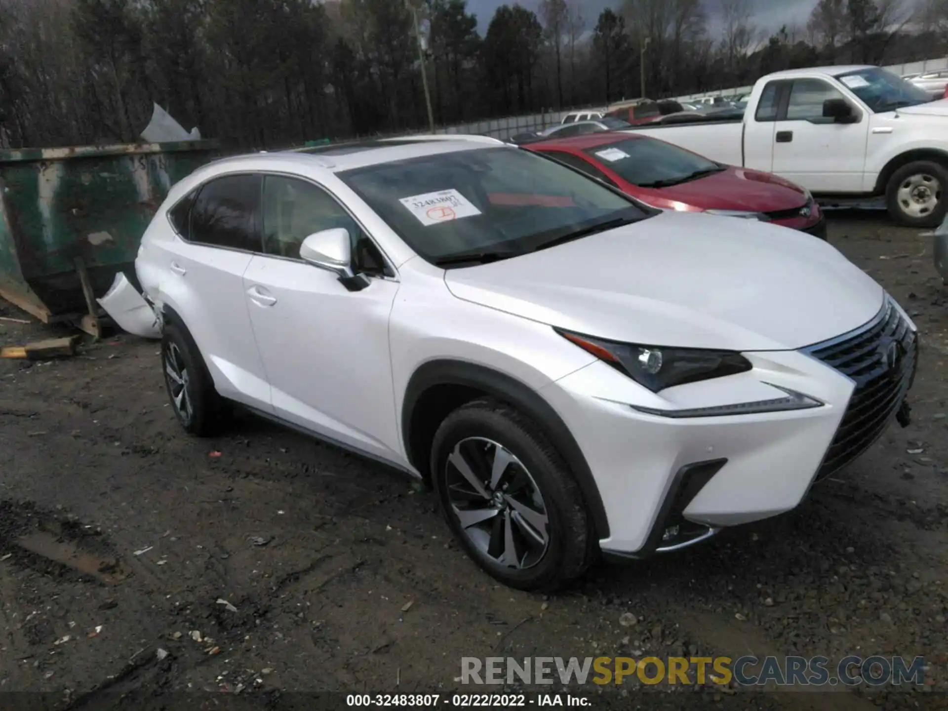 1 Photograph of a damaged car JTJGARBZ0M5021822 LEXUS NX 2021