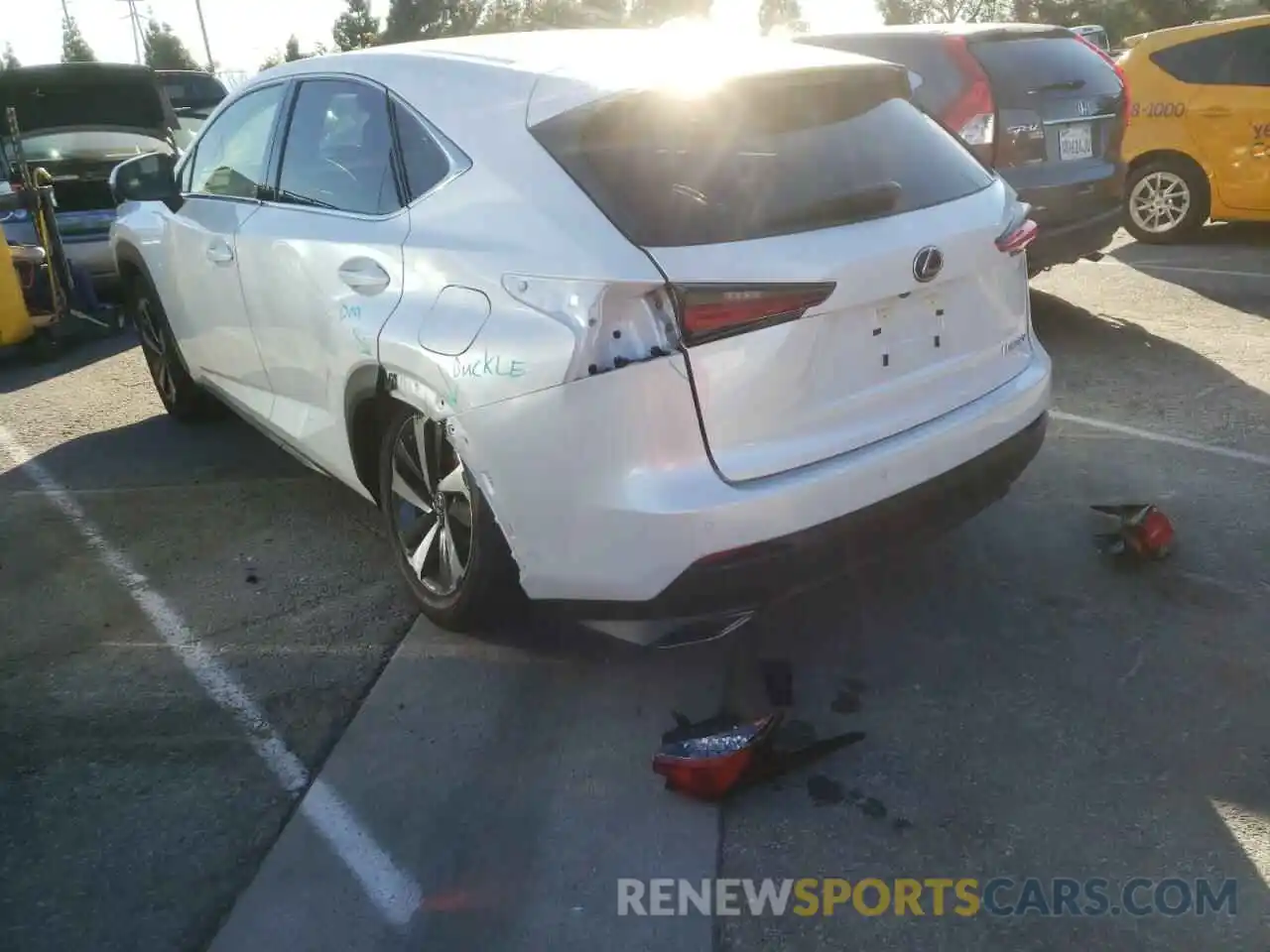 3 Photograph of a damaged car JTJGARBZ0M5025918 LEXUS NX 2021