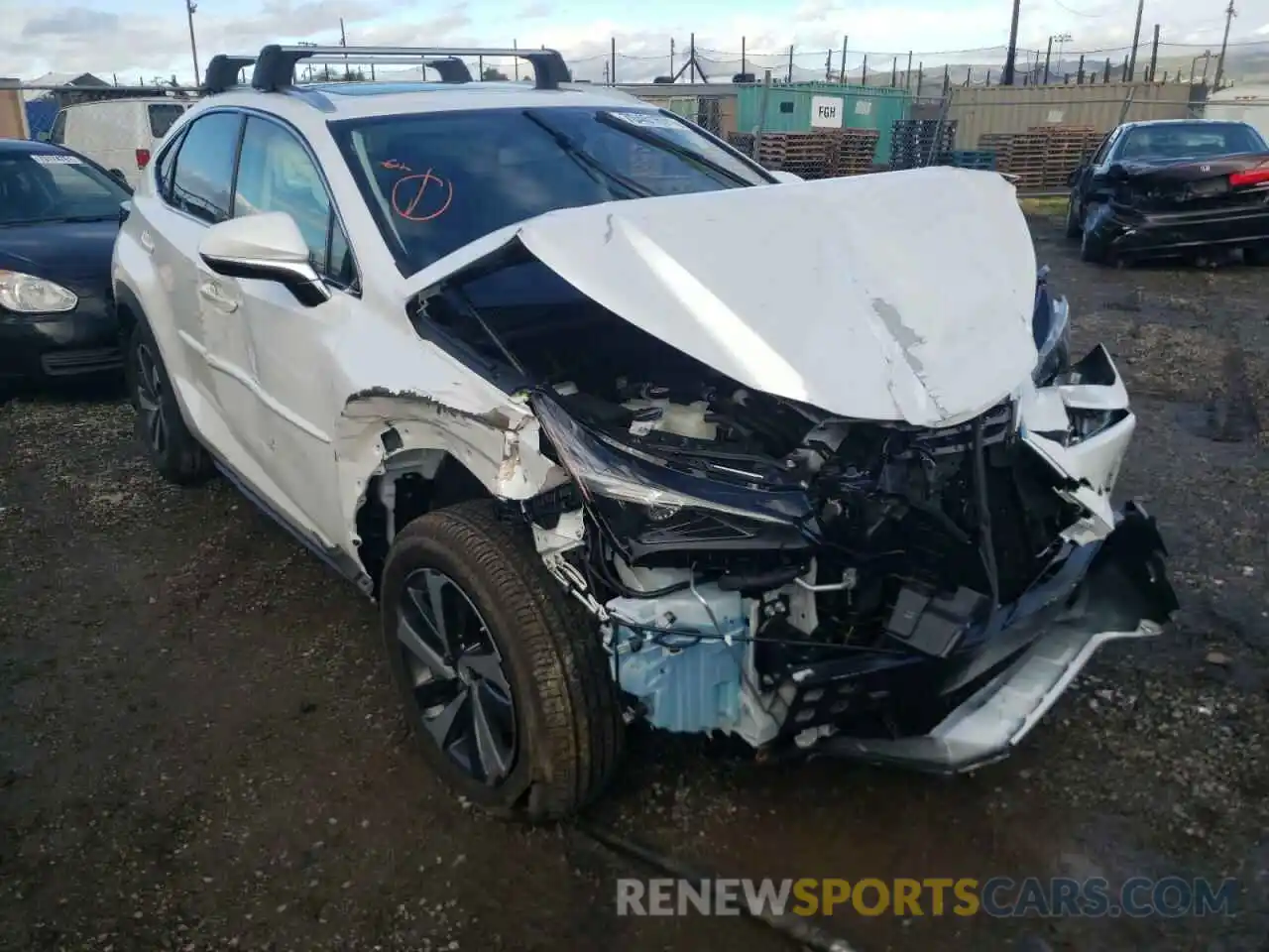 1 Photograph of a damaged car JTJGARBZ0M5026681 LEXUS NX 2021