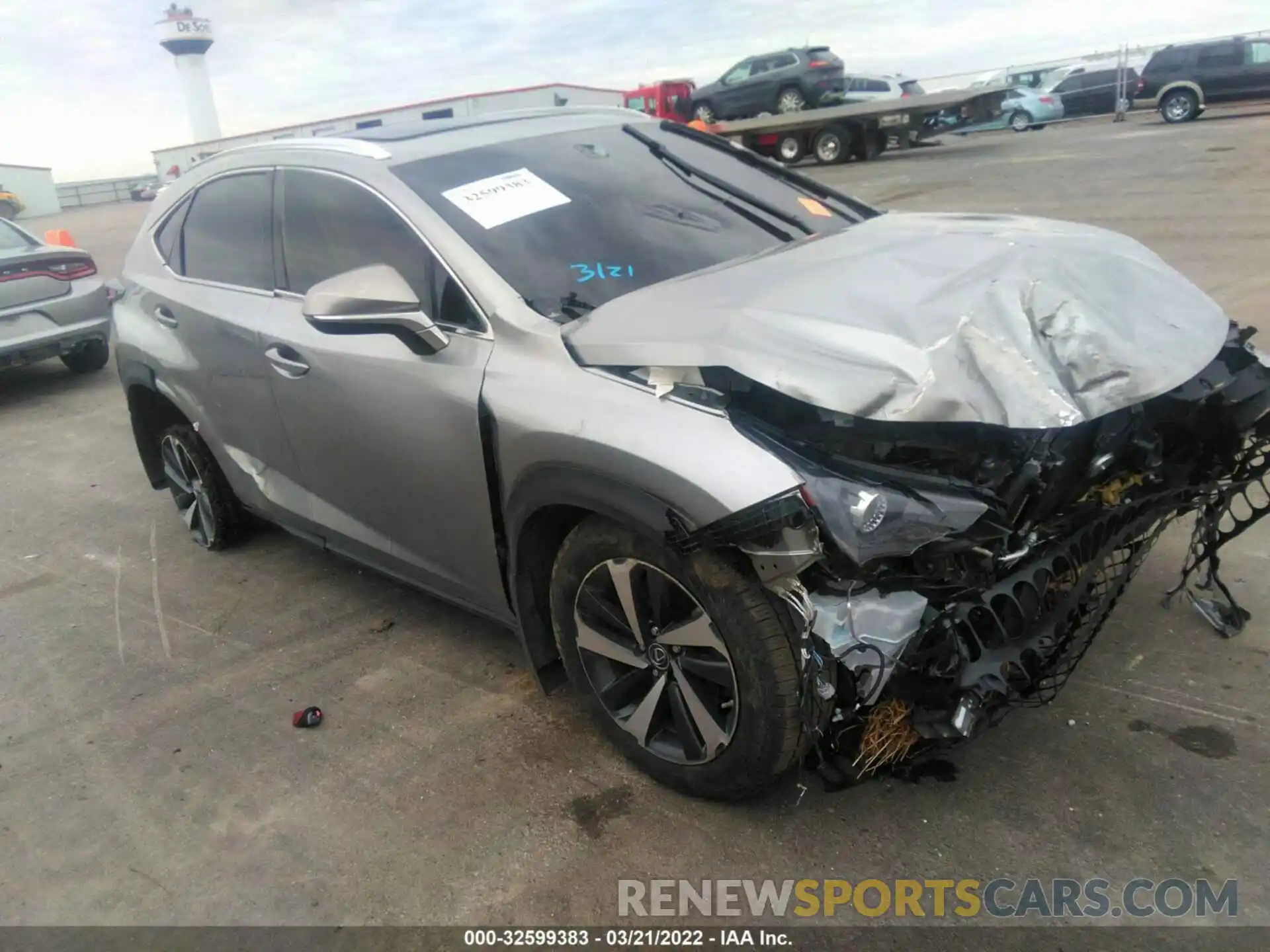 1 Photograph of a damaged car JTJGARBZ1M2200629 LEXUS NX 2021