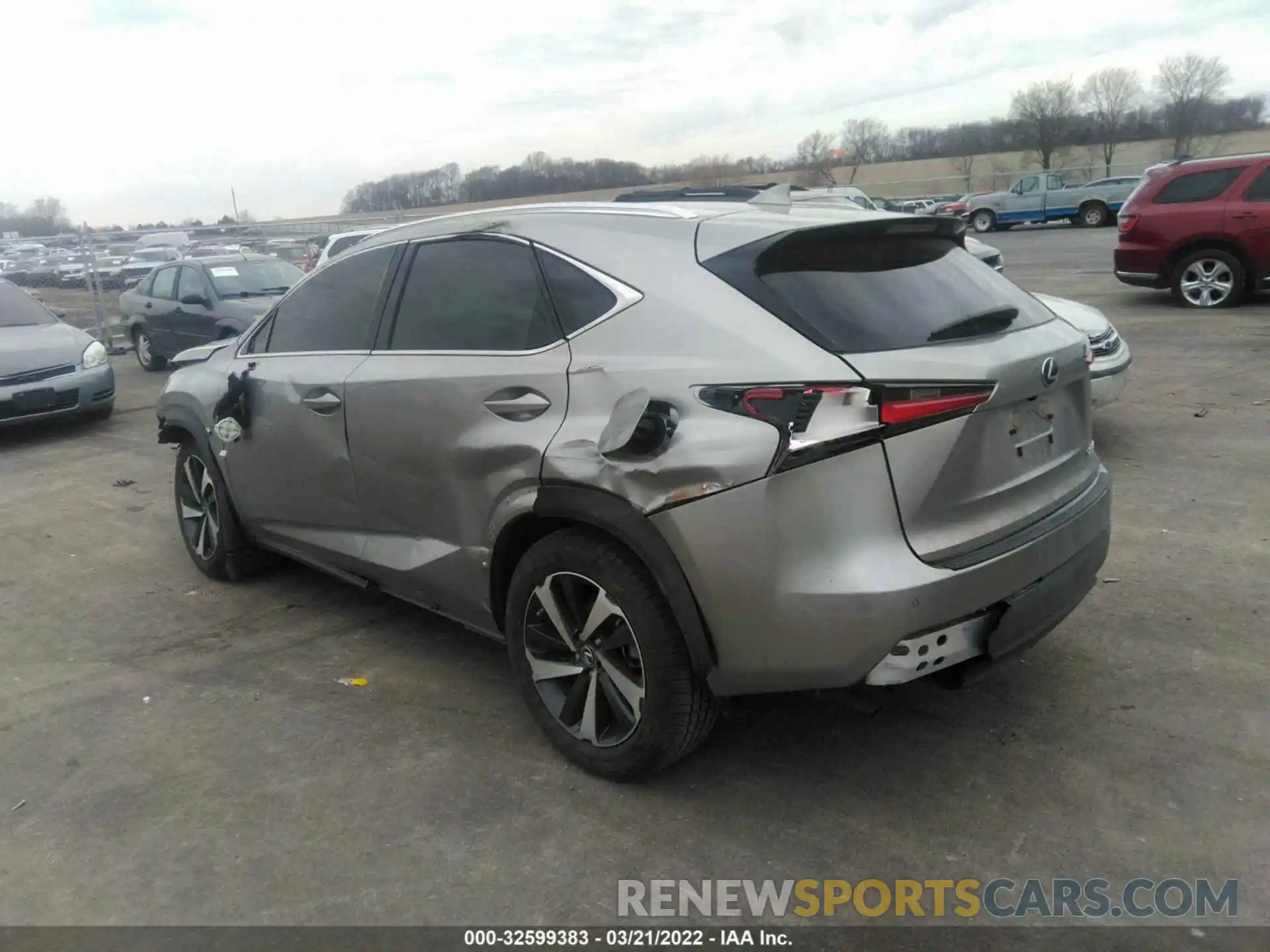 3 Photograph of a damaged car JTJGARBZ1M2200629 LEXUS NX 2021