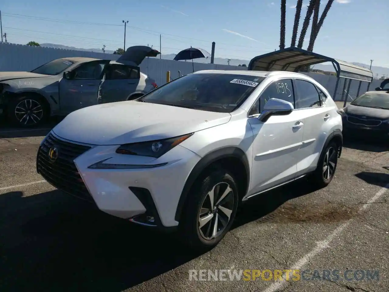 2 Photograph of a damaged car JTJGARBZ1M5027113 LEXUS NX 2021