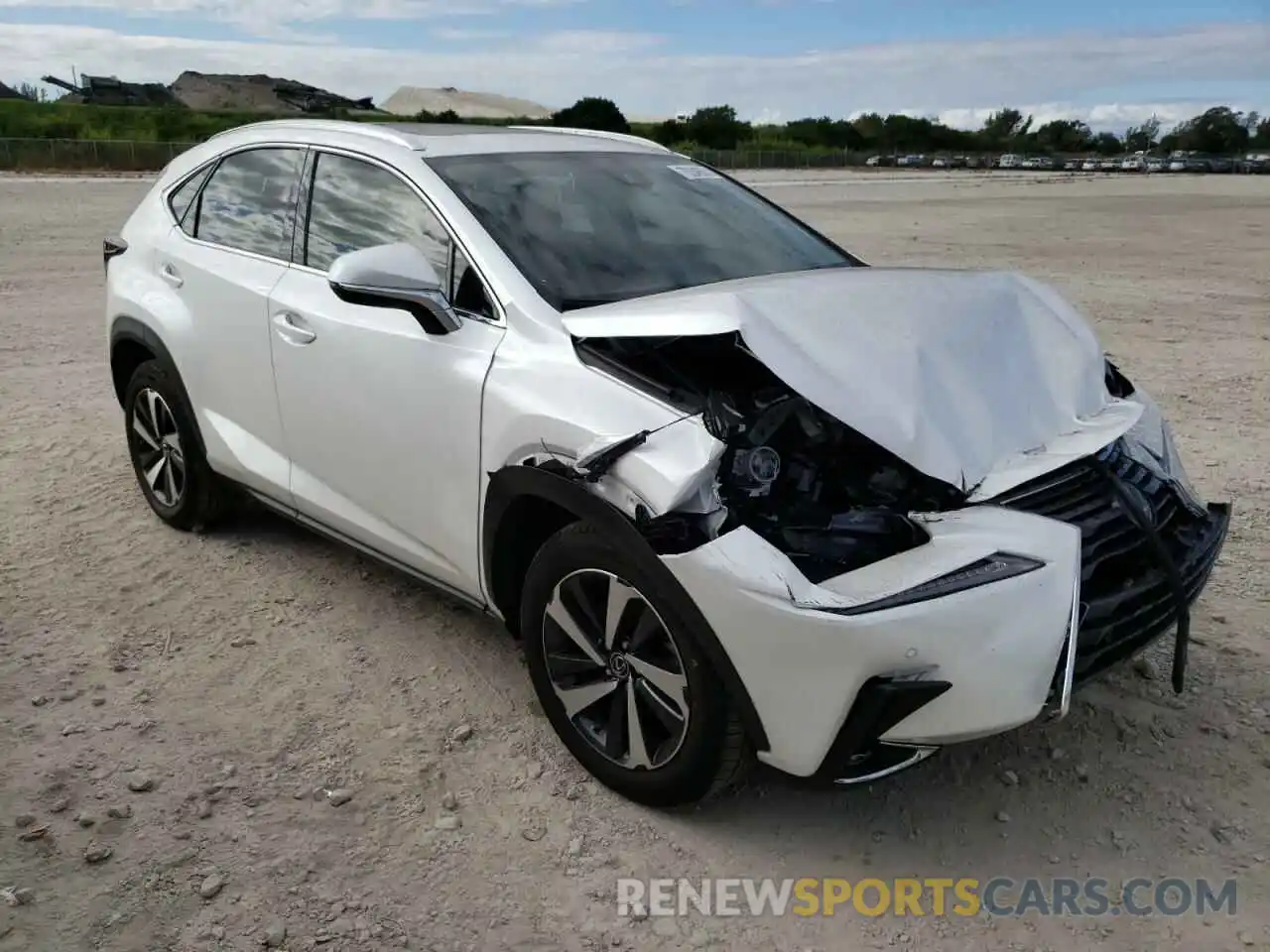 1 Photograph of a damaged car JTJGARBZ2M5021191 LEXUS NX 2021