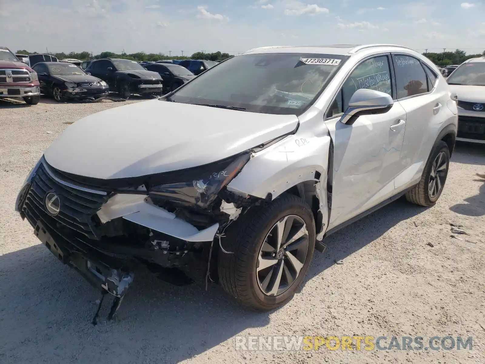 2 Photograph of a damaged car JTJGARBZ2M5023247 LEXUS NX 2021