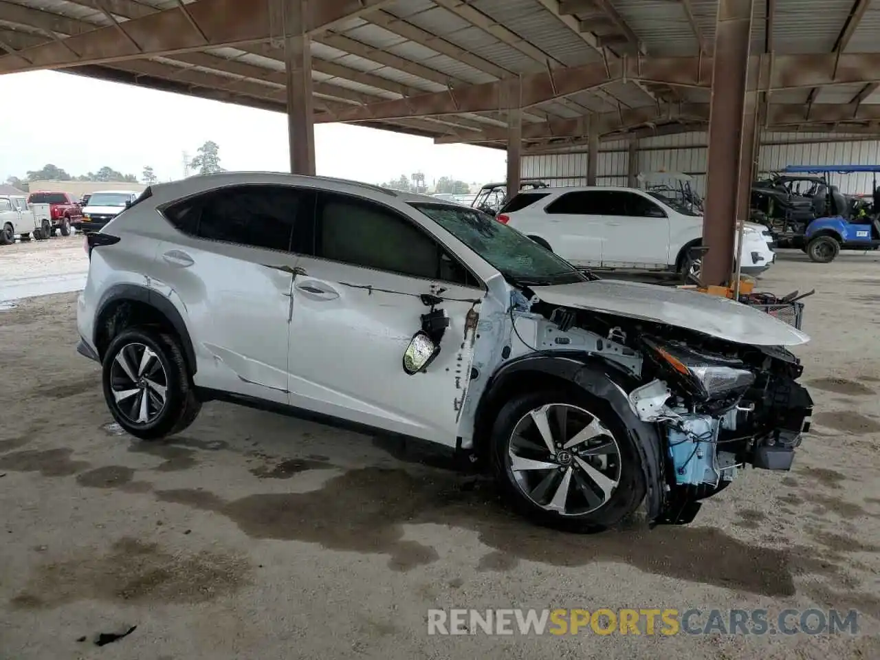 4 Photograph of a damaged car JTJGARBZ2M5034572 LEXUS NX 2021