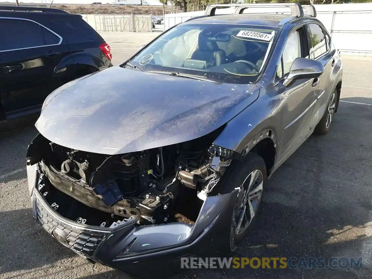 2 Photograph of a damaged car JTJGARBZ3M2199001 LEXUS NX 2021