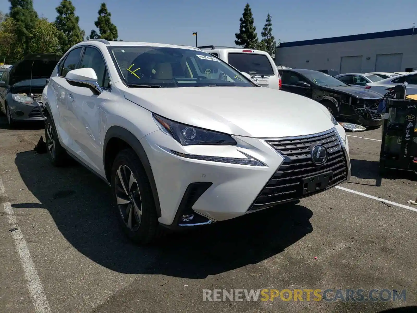 1 Photograph of a damaged car JTJGARBZ3M5027677 LEXUS NX 2021