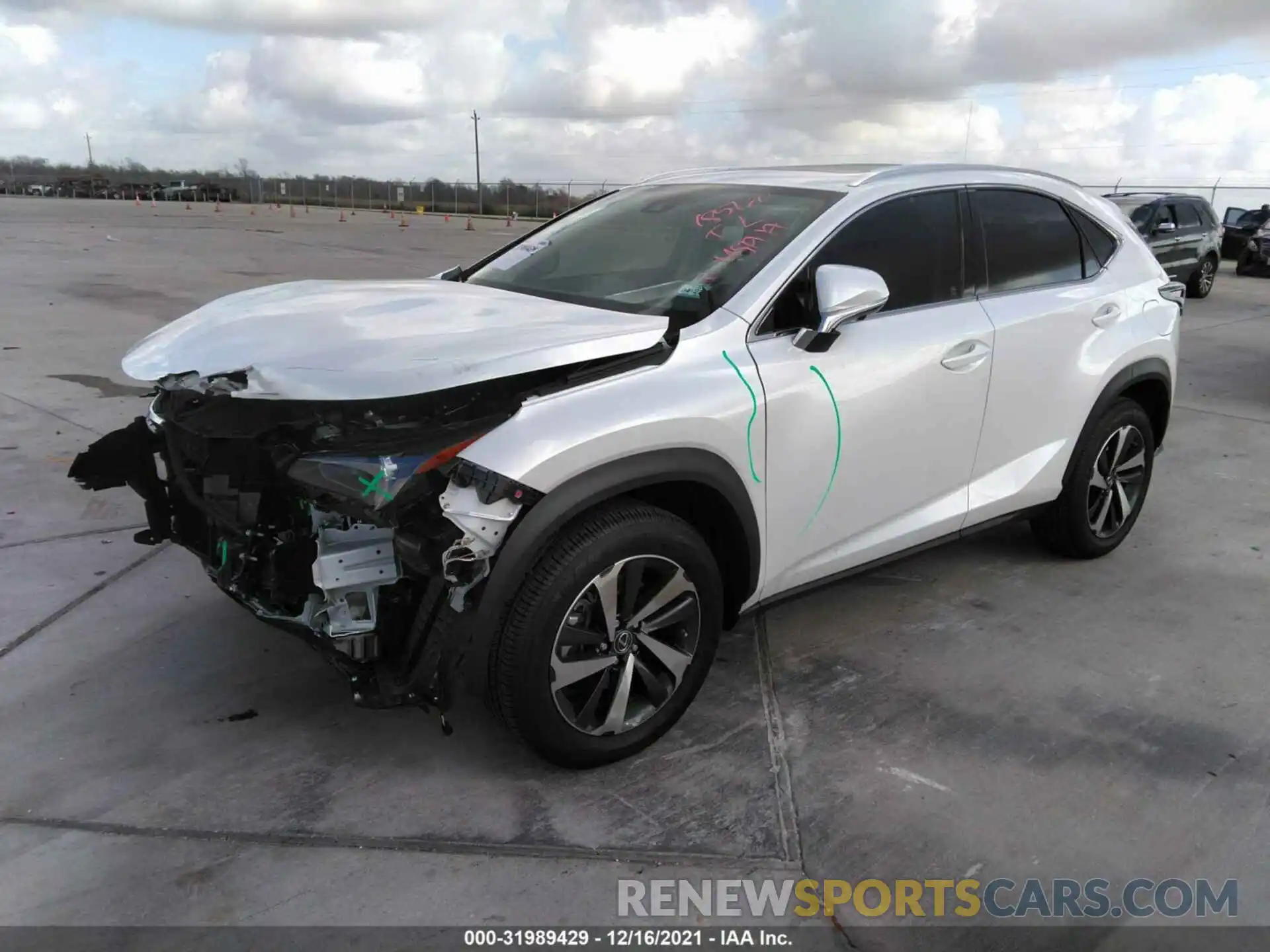 2 Photograph of a damaged car JTJGARBZ5M5029155 LEXUS NX 2021