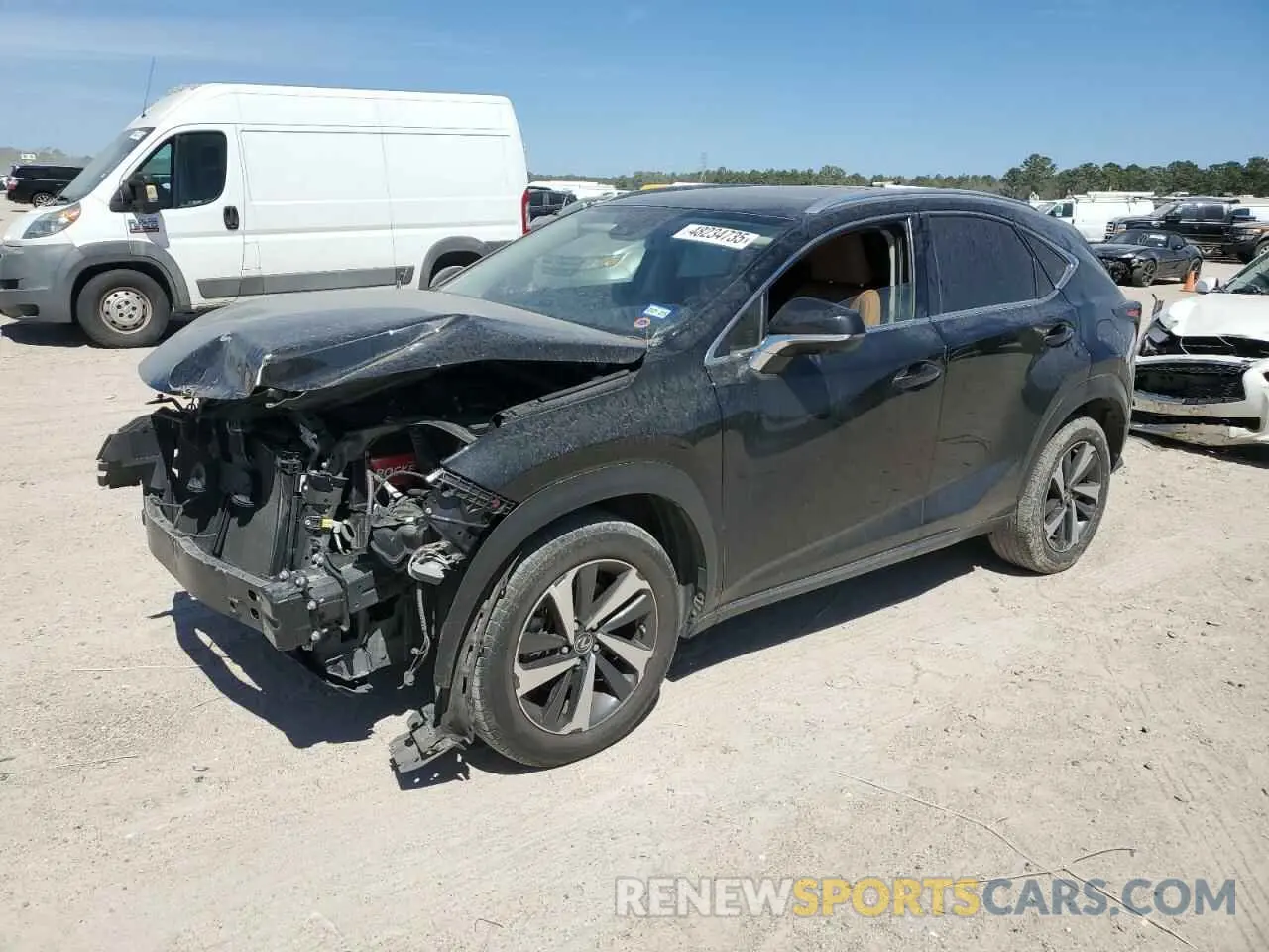 1 Photograph of a damaged car JTJGARBZ6M2181513 LEXUS NX 2021