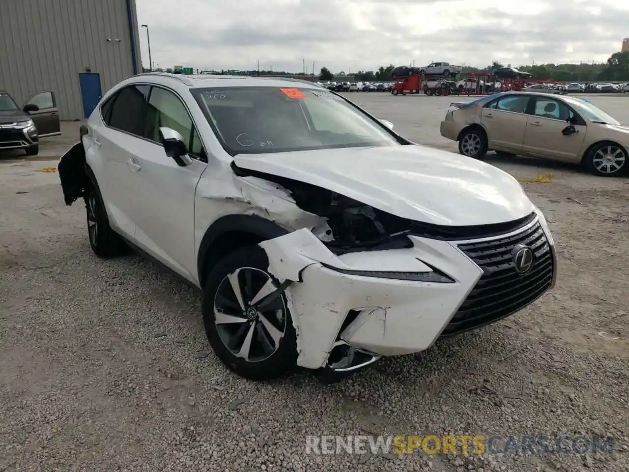 1 Photograph of a damaged car JTJGARBZ6M5034929 LEXUS NX 2021