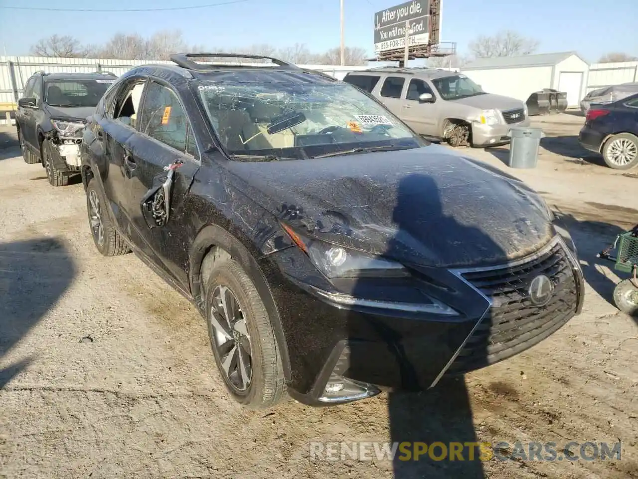 1 Photograph of a damaged car JTJGARBZ7M2182380 LEXUS NX 2021